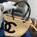 シャネル　カンボンライン　トートバッグ